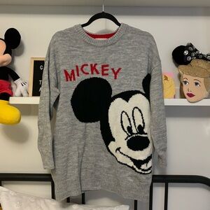Disney Vintage Mickey Knit Crewneck Sweater
